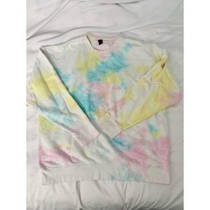 Tye Die Cotton Candy Fleece Sweatshirt